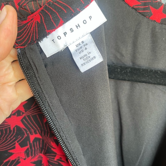 Stacey Solomon's Star Print Topshop Babydoll Dress - Picture 7 of 8